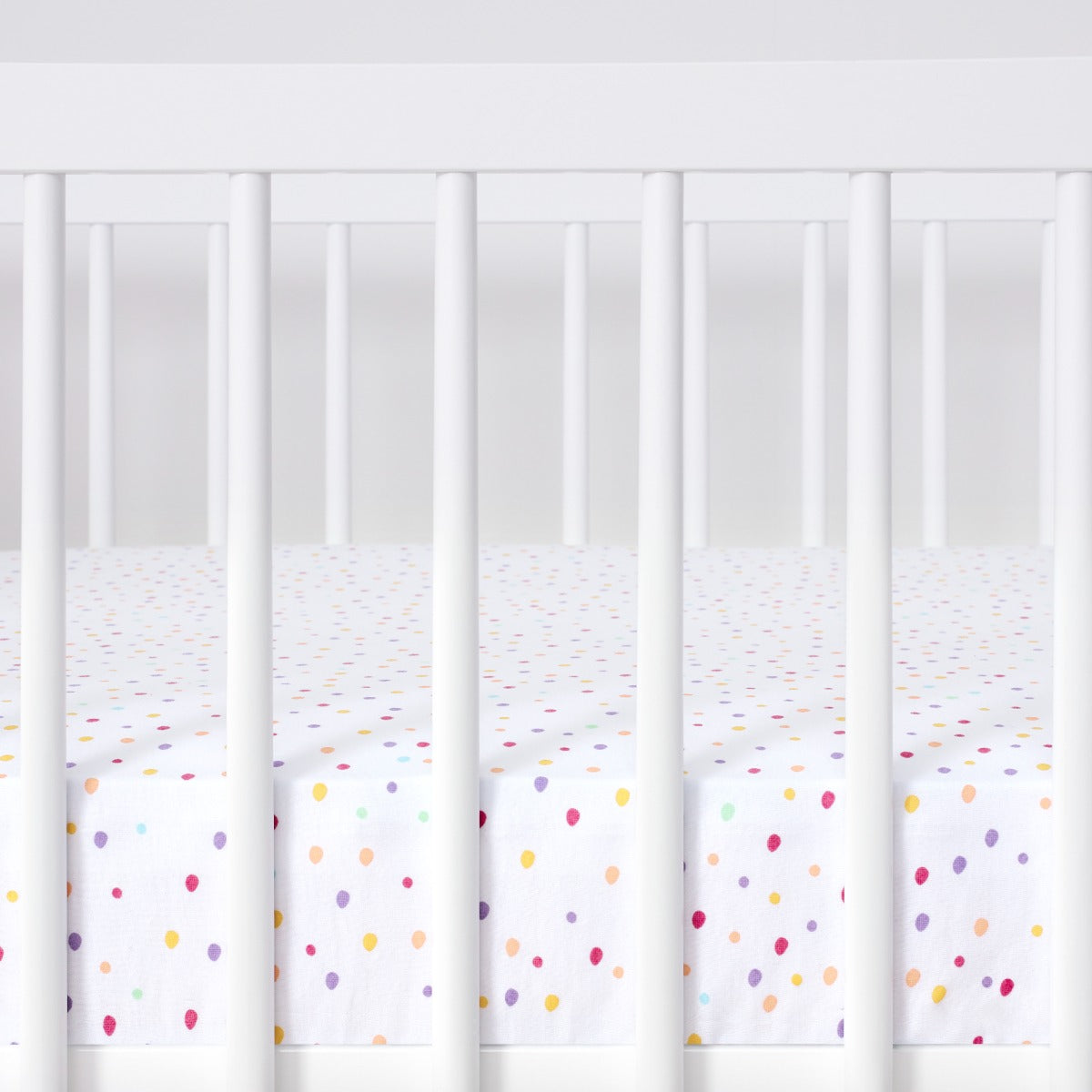 Snuz  Pod Cot & Cot Bed Fitted Sheet Pack Of 2 Colour Spots Snuz Yallatoys