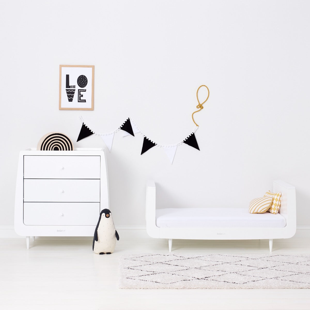 Snuz Pod Cot & Cot Bed Fitted Sheet Pack Of 2 Cloud Nine Snuz Yallatoys