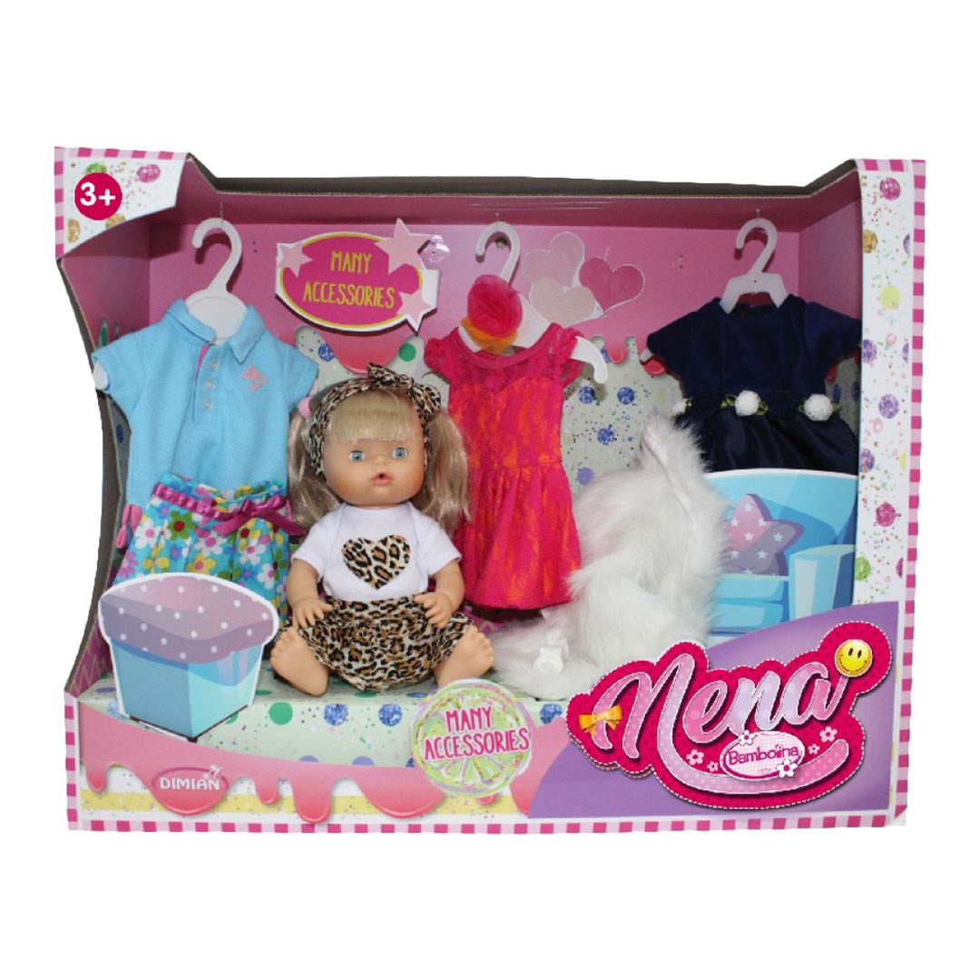 Buy Bambolina 36cm Baby Nena Fashion Doll | Yallatoys.com