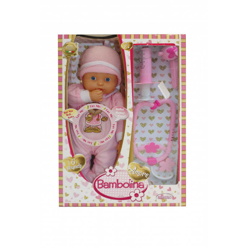 Buy Bambolina Amore Doll with Doctor Accessories | Yallatoys.com