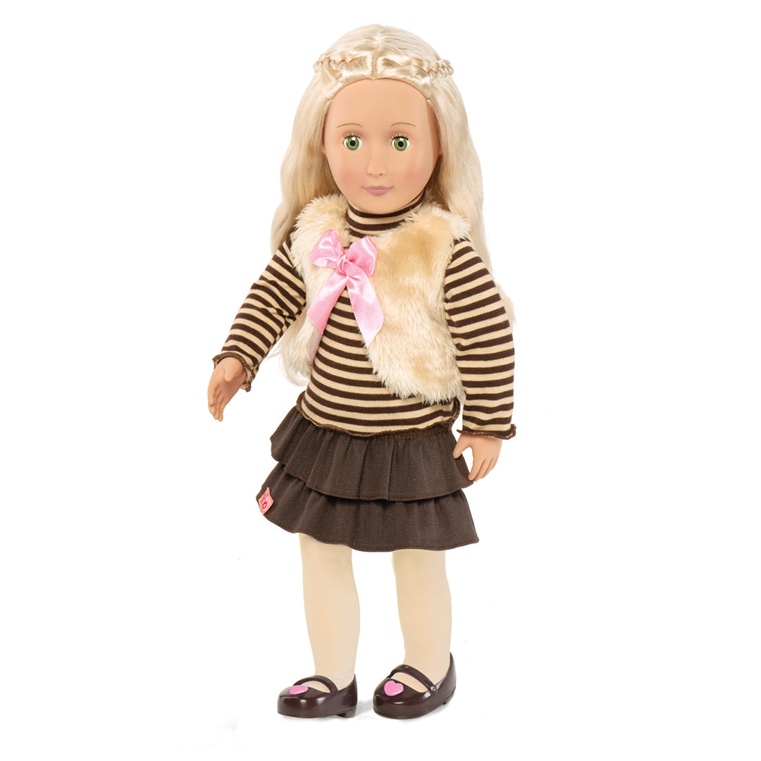 Buy Our Generation Doll with Casual Fur Outfit - Holly | Yallatoys.com