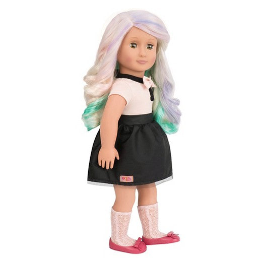 Buy Our Generation Doll With Chalk Deco Hair Amya | Yallatoys.com