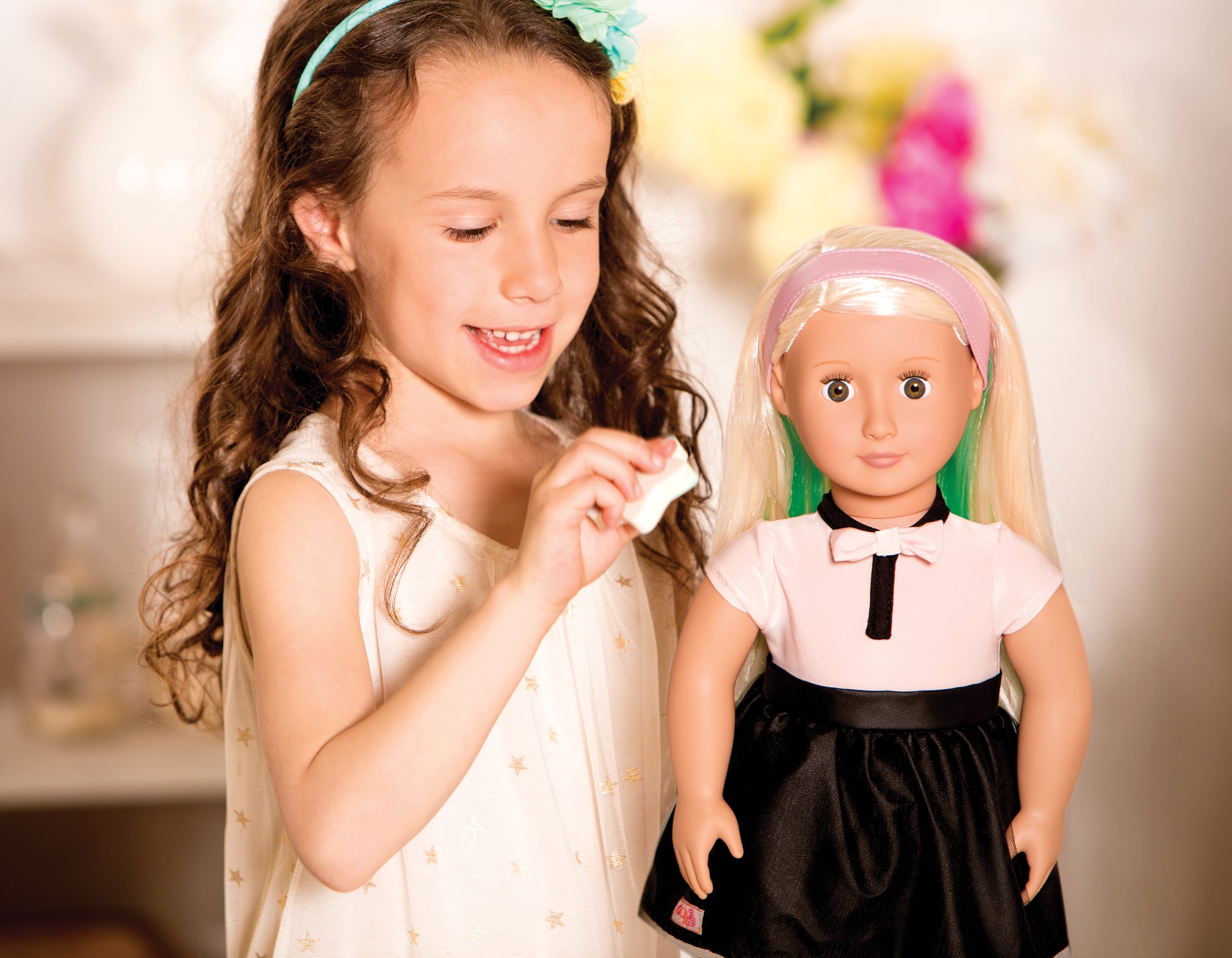 Buy Our Generation Doll With Chalk Deco Hair Amya | Yallatoys.com
