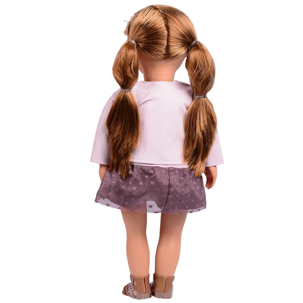 Buy Our Generation Doll  with Pink Leather Jacket Vienna | Yallatoys.com
