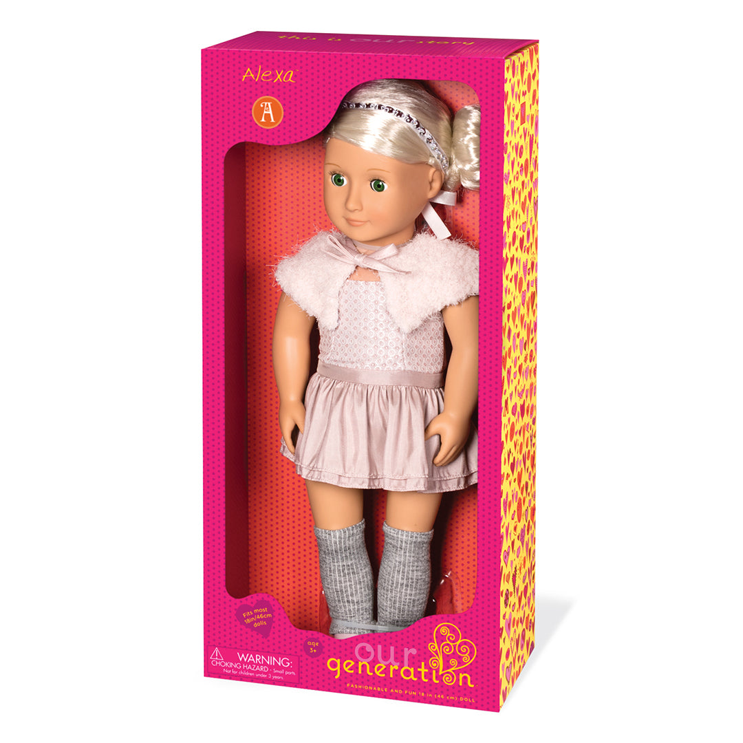 Buy Our Generation Doll Ballet Doll With Fur Capelet Alexa | Yallatoys.com