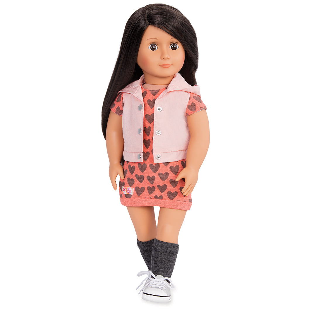 Buy Our Generation Doll with Hoodie & Dress-Lili | Yallatoys.com