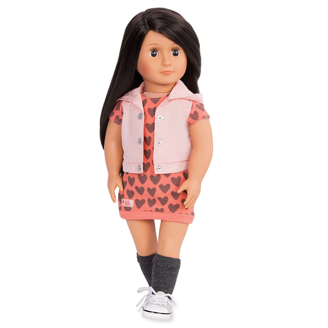 Buy Our Generation Doll with Hoodie & Dress-Lili | Yallatoys.com