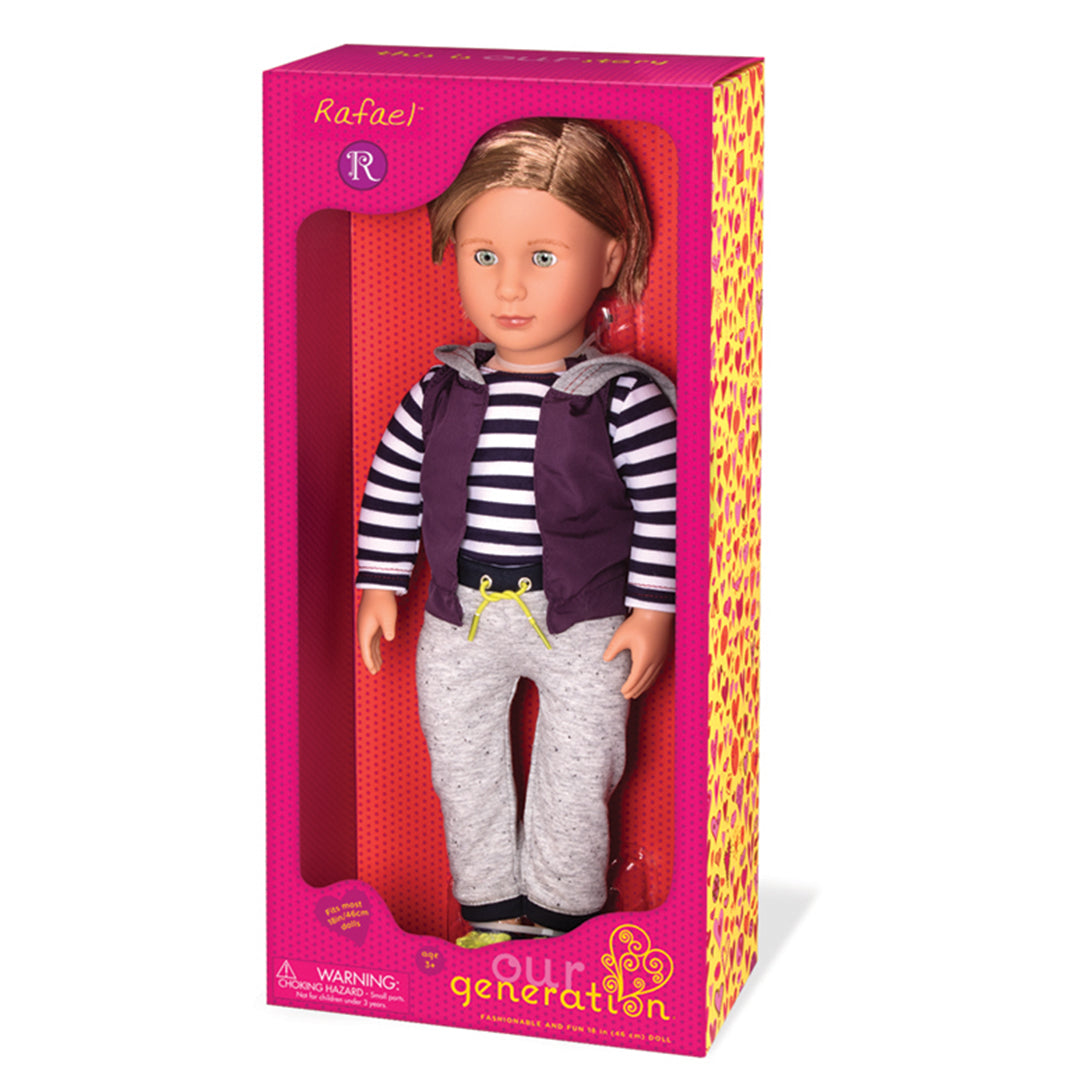 Buy Our Generation Doll Boy Doll with Hoodie Rafael | Yallatoys.com