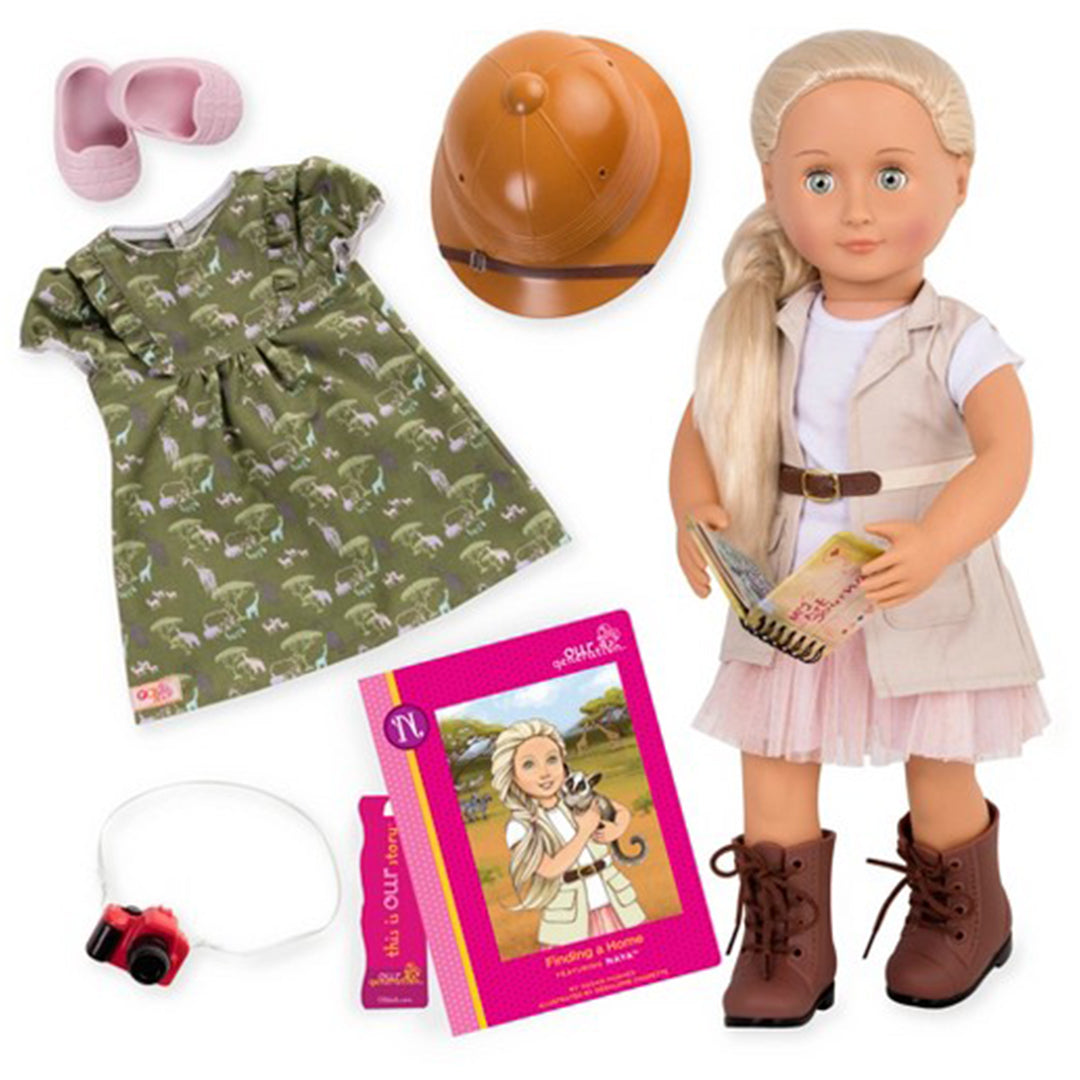 Buy Our Generation Doll Deluxe Safari Doll With Book | Yallatoys.com