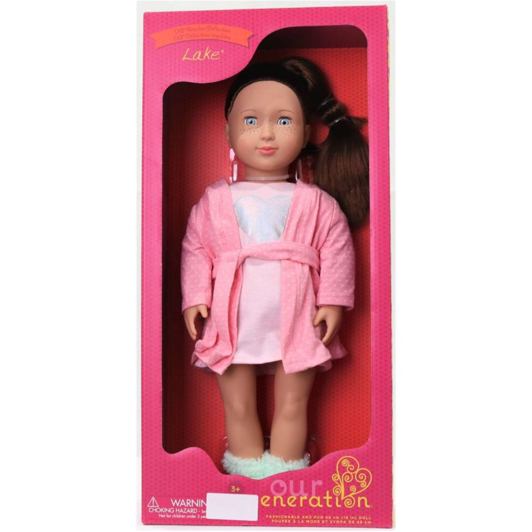 Buy Our Generation Doll with Pyjama Robe Lake | Yallatoys.com
