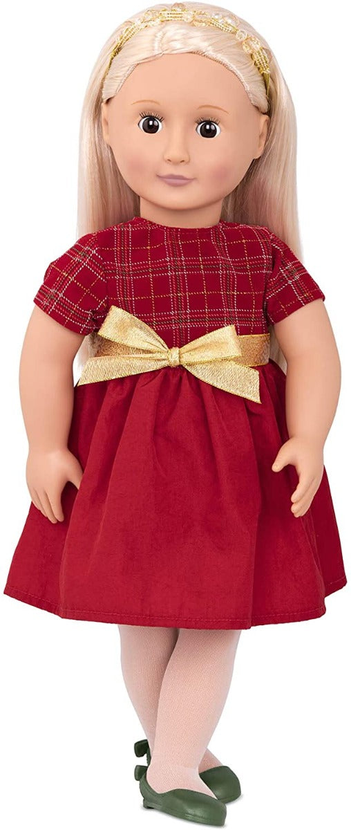 Buy Our Generation Doll With Plaid Evening Dress, Bria | Yallatoys.com