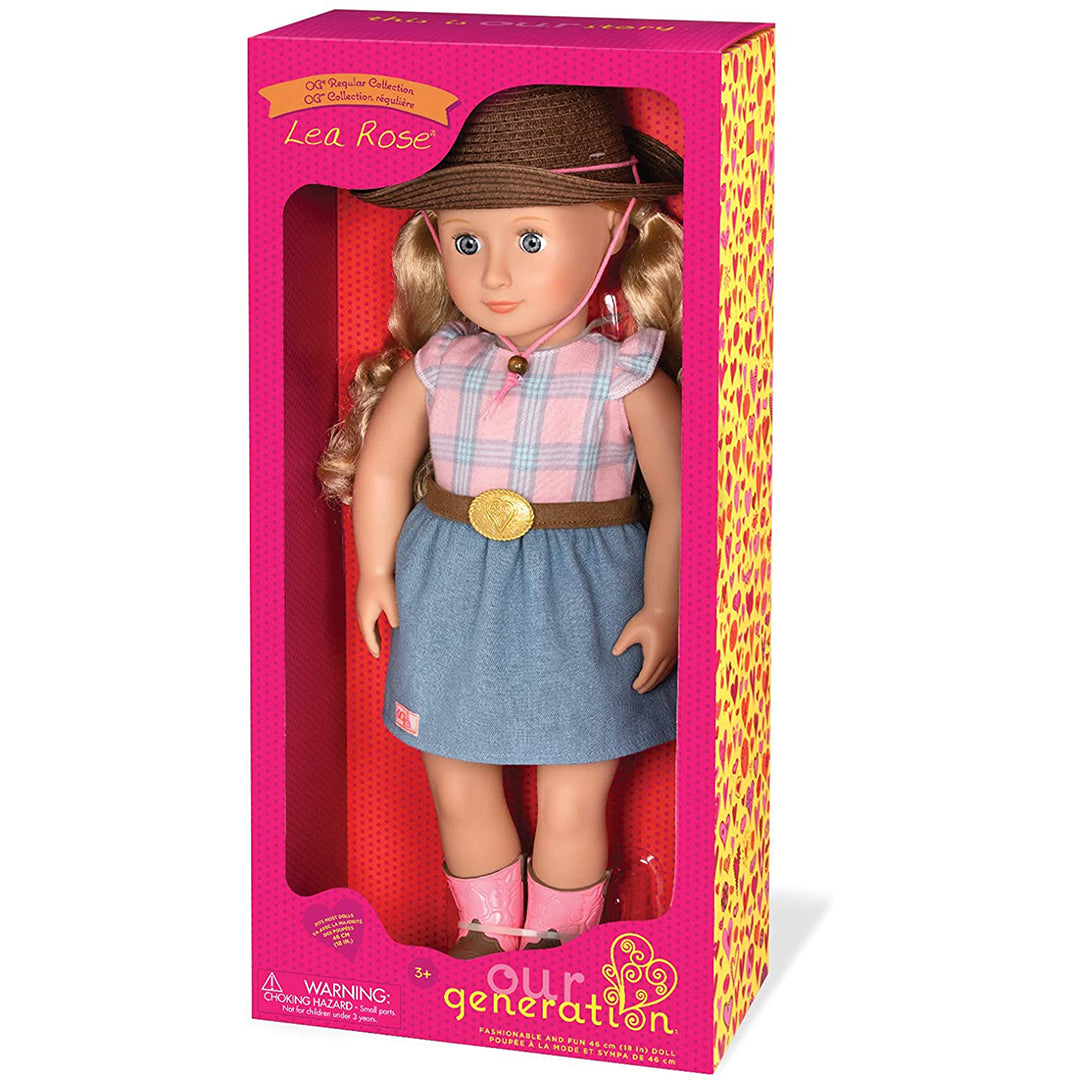 Buy Our Generation Doll Cowgirl Doll With Skirt Lea Rose | Yallatoys.com