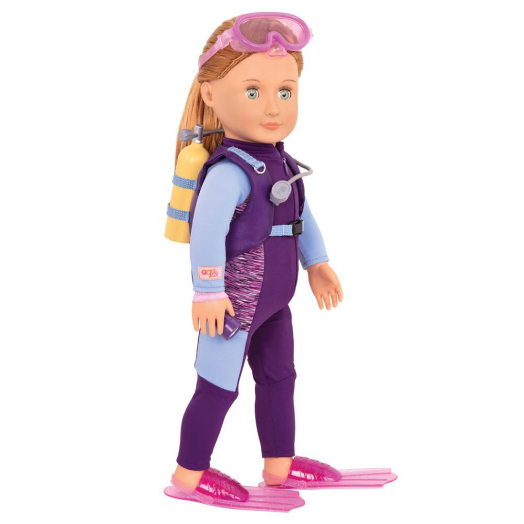 Buy Our Generation Doll Professional Marine Biologist Doll Hattie | Yallatoys.com