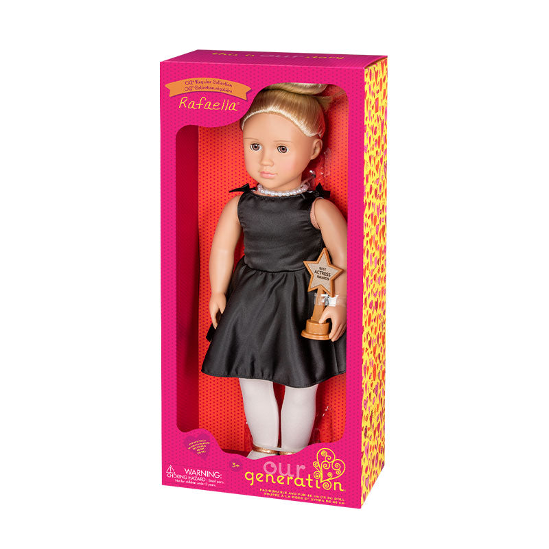 Buy Our Generation Doll Actress Doll With Award Rafaella | Yallatoys.com