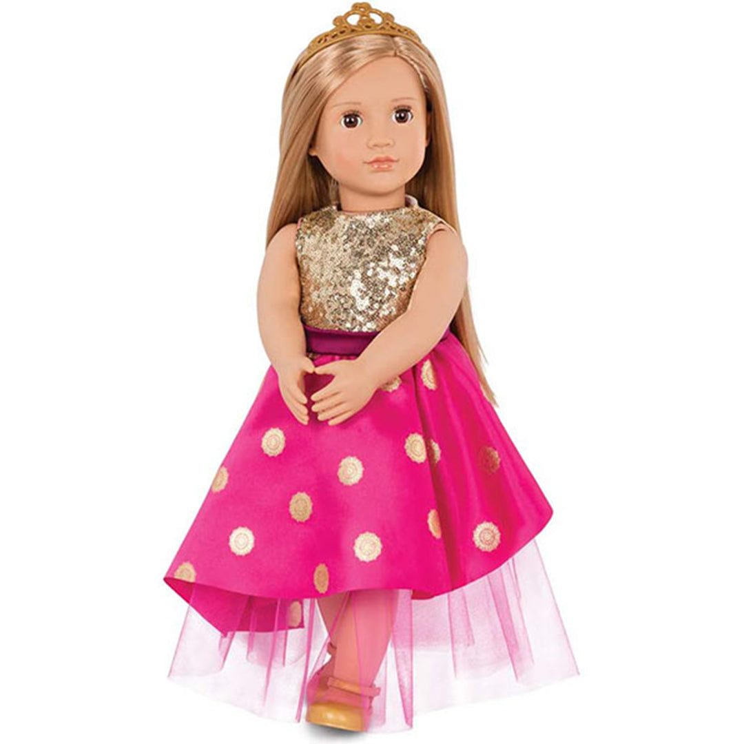 Buy Our Generation Doll With Long Festive Dress & Tiara, Sarah | Yallatoys.com