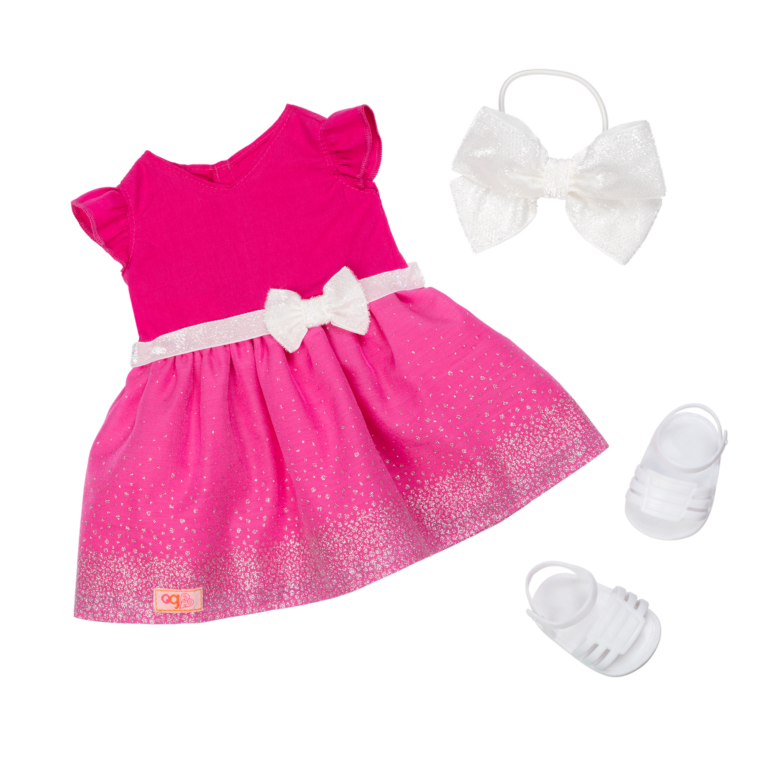 Buy Our Generation Doll with Pink Dress Joanna | Yallatoys.com