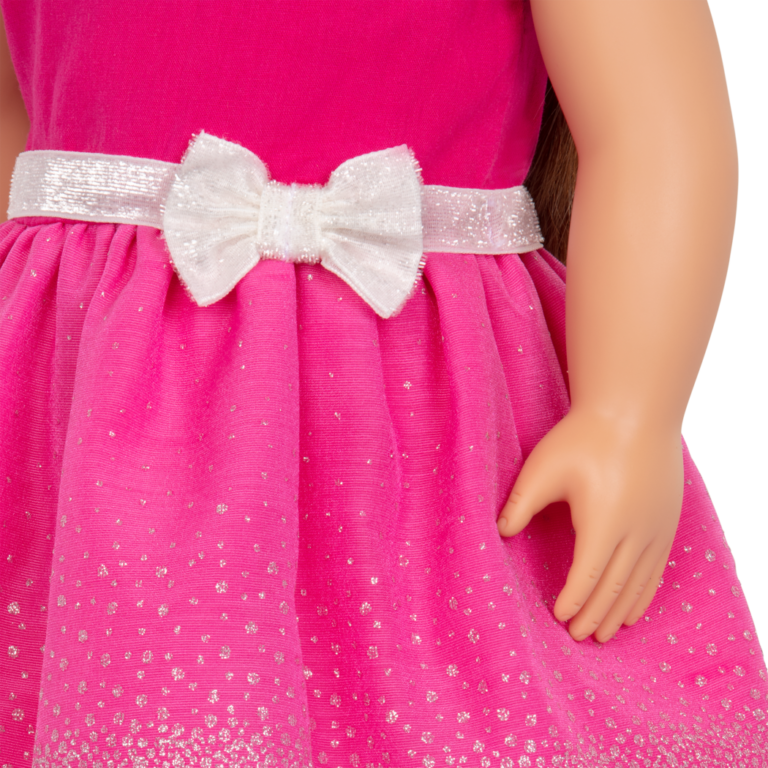 Buy Our Generation Doll with Pink Dress Joanna | Yallatoys.com