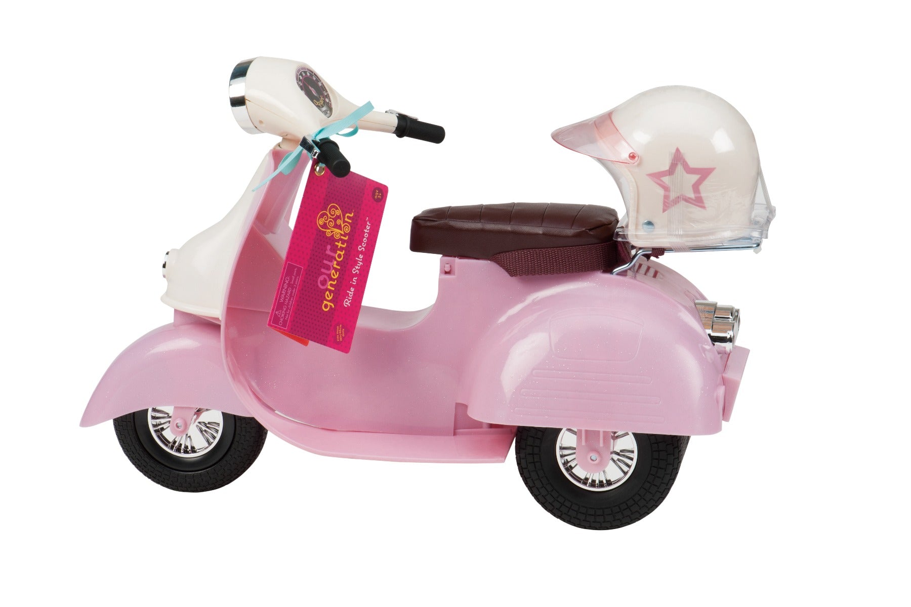 Buy Our Generation Doll Ride in Style Scooter Pink and Ivory | Yallatoys.com
