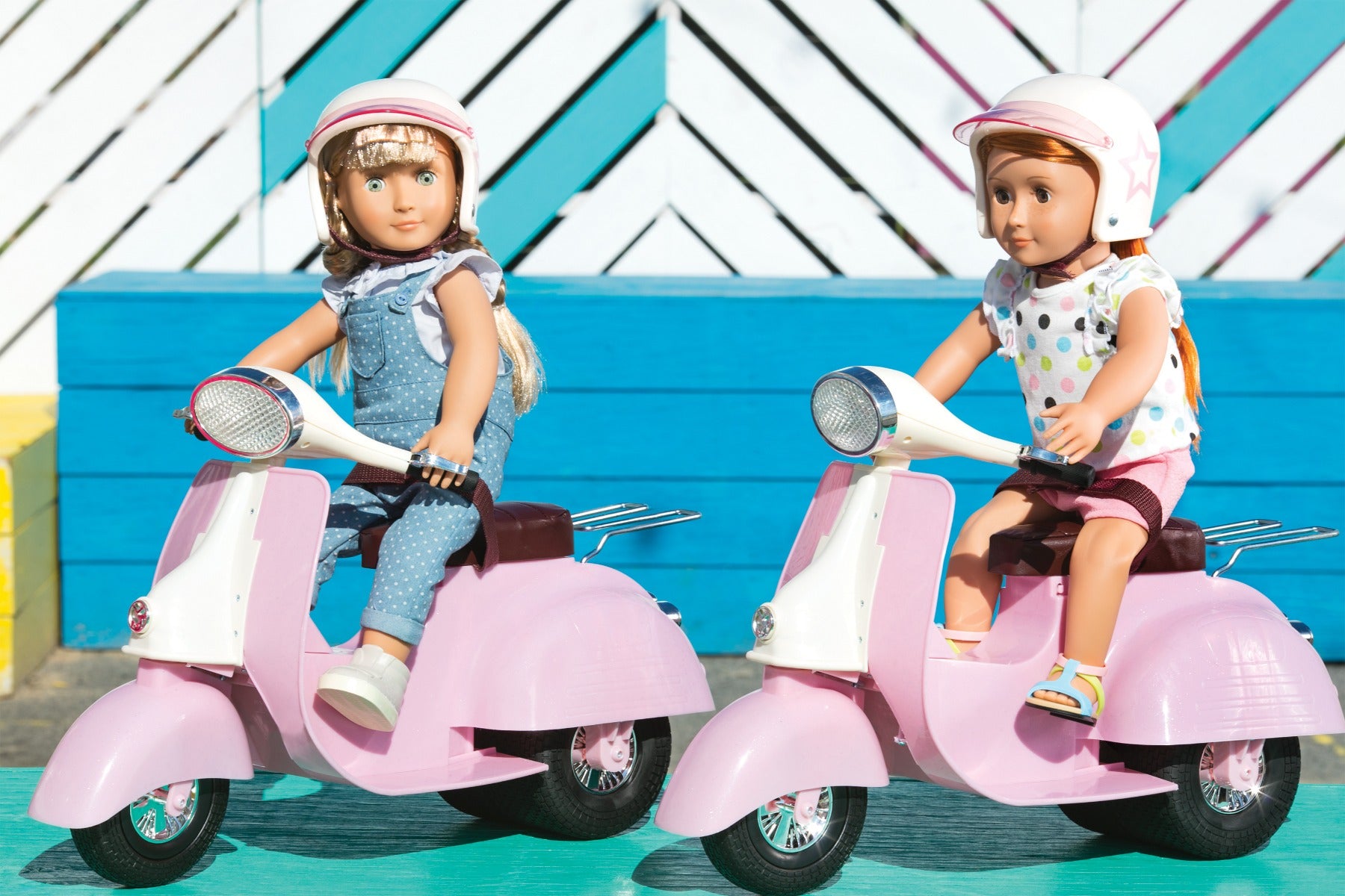 Buy Our Generation Doll Ride in Style Scooter Pink and Ivory | Yallatoys.com