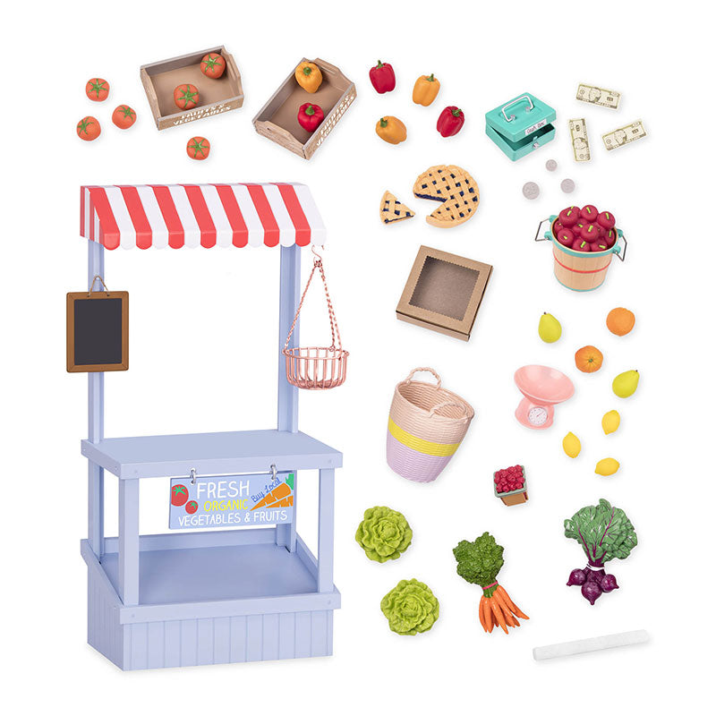 Buy Our Generation Doll Deluxe Market Day Set | Yallatoys.com