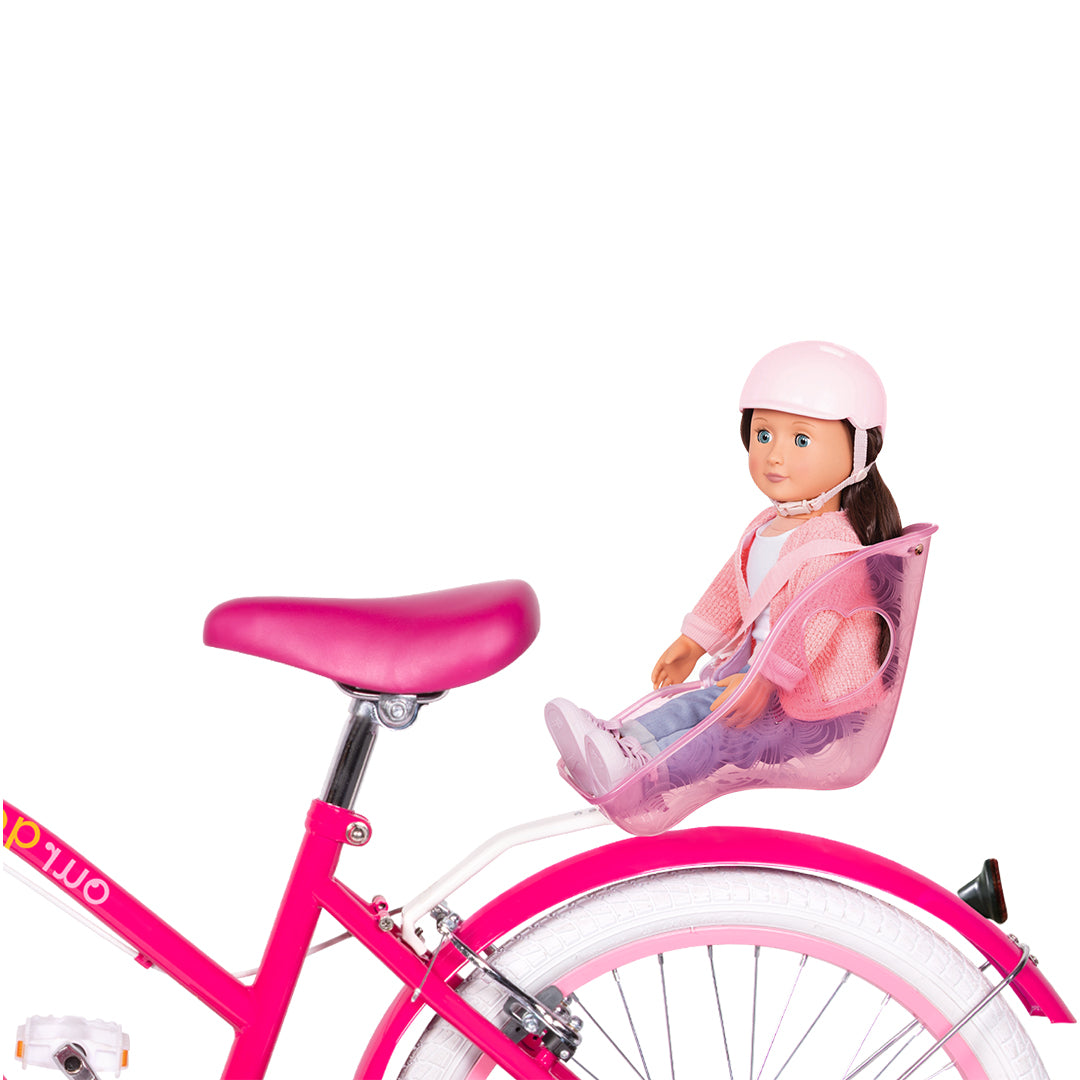 Buy Our Generation Doll Childrens 20inch Bicycle with Doll Seat and Doll Helmet | Yallatoys.com
