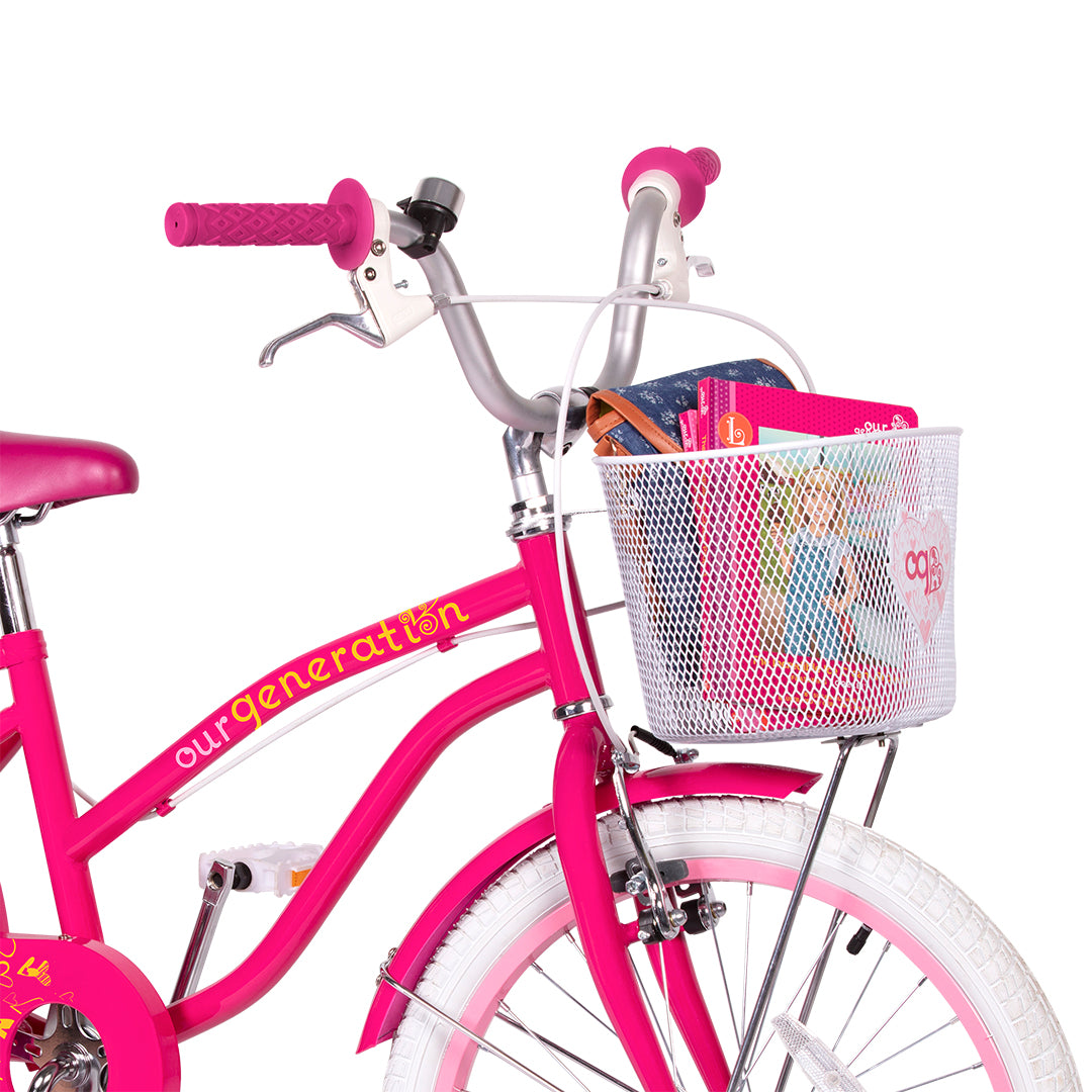Buy Our Generation Doll Childrens 20inch Bicycle with Doll Seat and Doll Helmet | Yallatoys.com