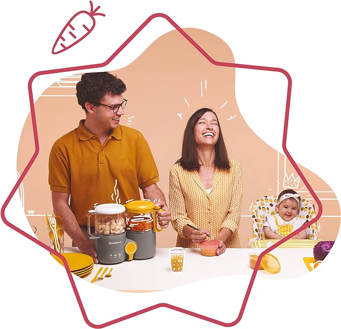 Badabulle B Easy 4 in 1 Baby Food Processor Badabulle Yallatoys