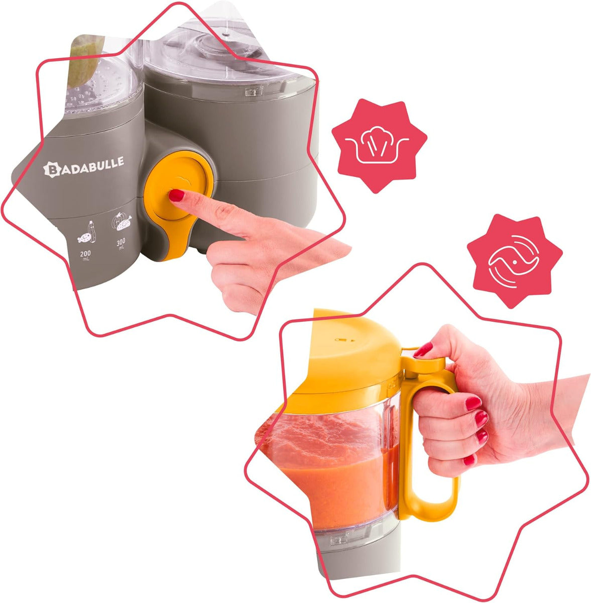 Badabulle B Easy 4 in 1 Baby Food Processor Badabulle Yallatoys