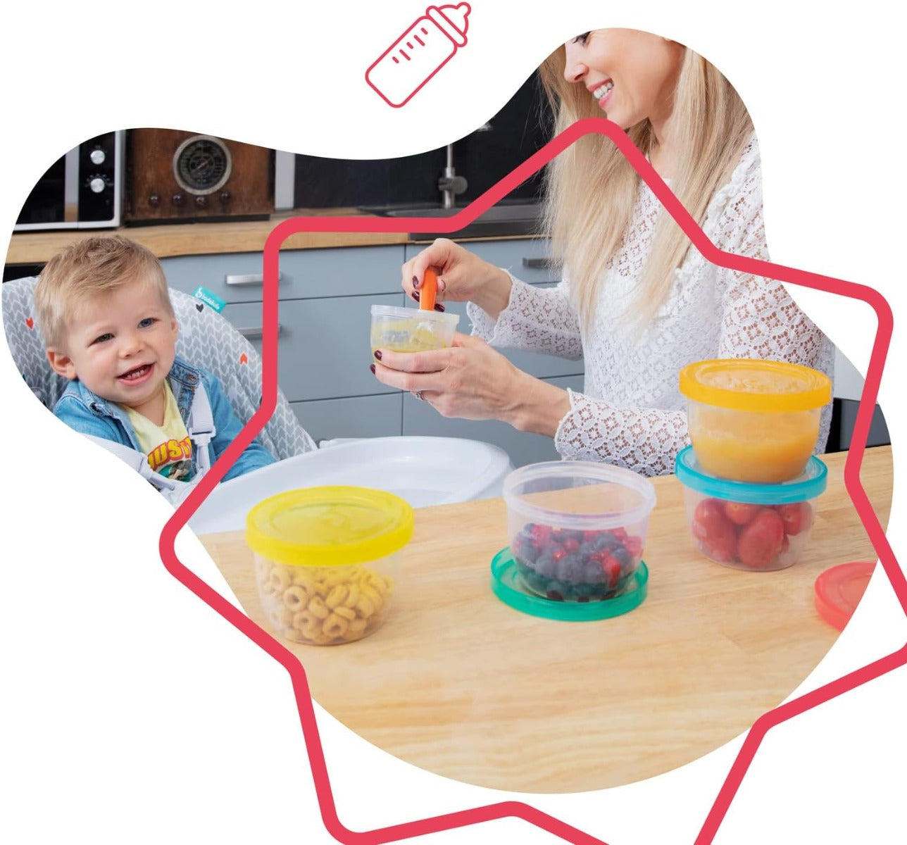 Badabulle Set of 12 Badabowls 250ml Food Storage Badabulle Yallatoys
