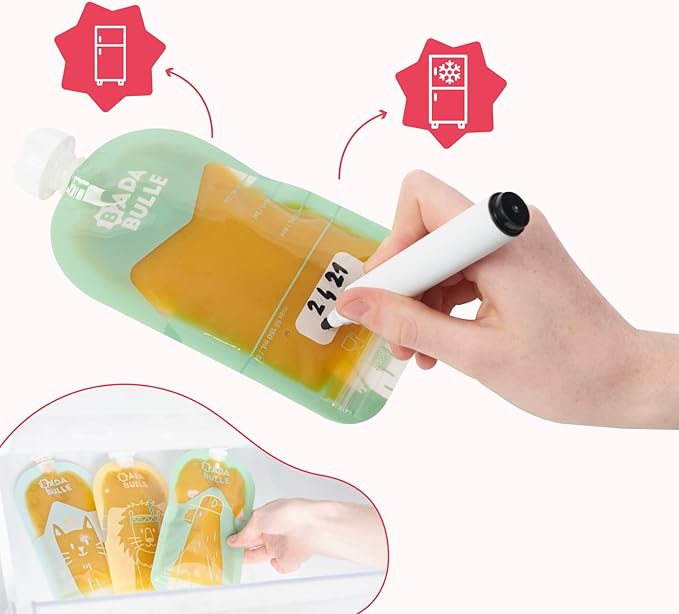 Badabulle Reusable Food Pouches x15 Badabulle Yallatoys