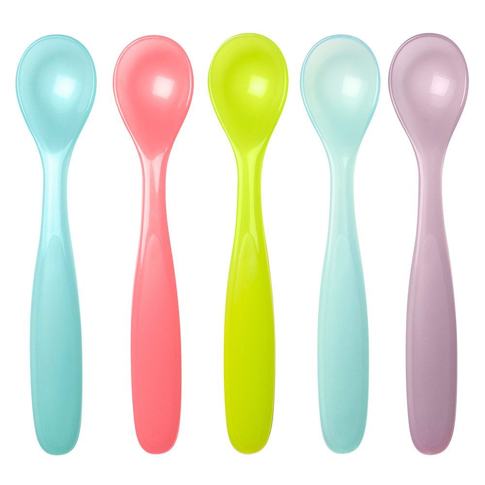 Badabulle Baby Feeding Flexible Spoons Pack of 5 Badabulle Yallatoys