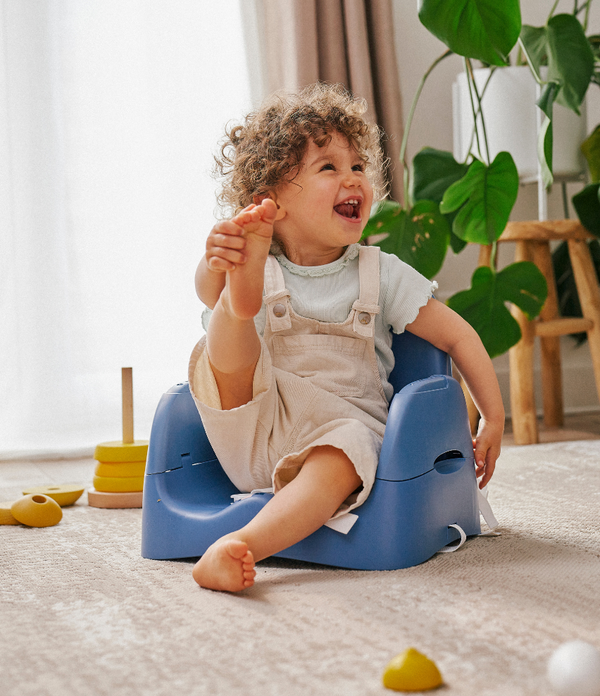 Badabulle Booster Seat Plastic Blue Cat Badabulle Yallatoys