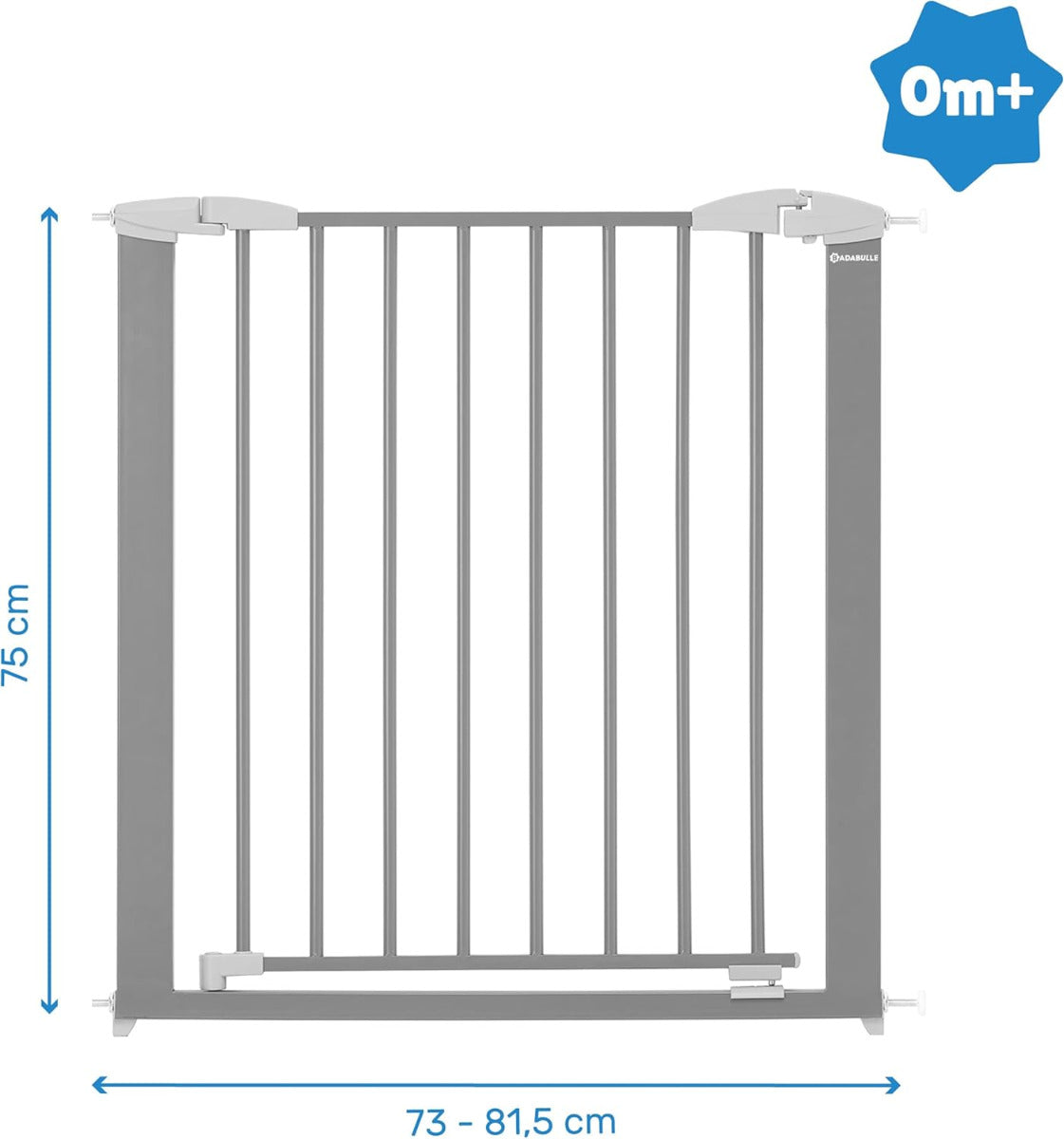 Badabulle Safe And Lock Metal Baby Gate Door And Stair Gates For Baby Badabulle Yallatoys