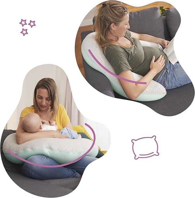 Badabulle Maternity Cushion Fluffy Velvet Nursing Pillow Badabulle Yallatoys