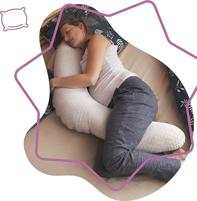 Badabulle Maternity Cushion Fluffy Velvet Nursing Pillow Badabulle Yallatoys