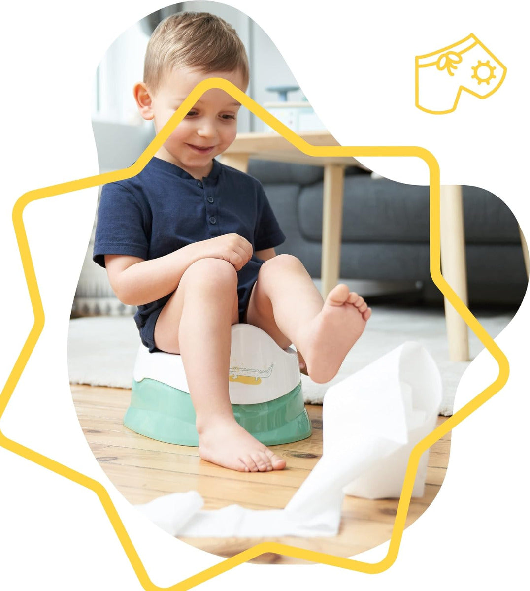Badabulle Potty with Removable Bowl Green Badabulle Yallatoys