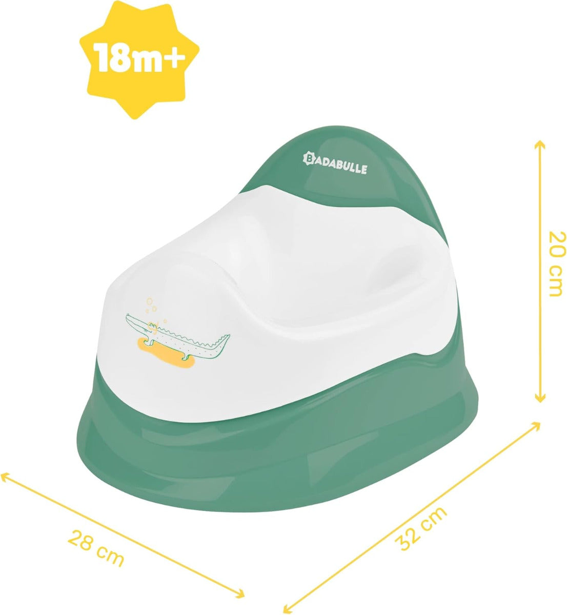 Badabulle Potty with Removable Bowl Green Badabulle Yallatoys