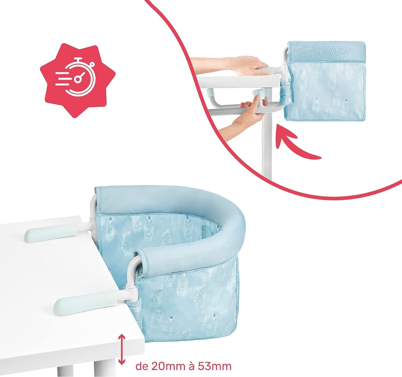 Badabulle Clip on Highchair for Table Badabulle Yallatoys