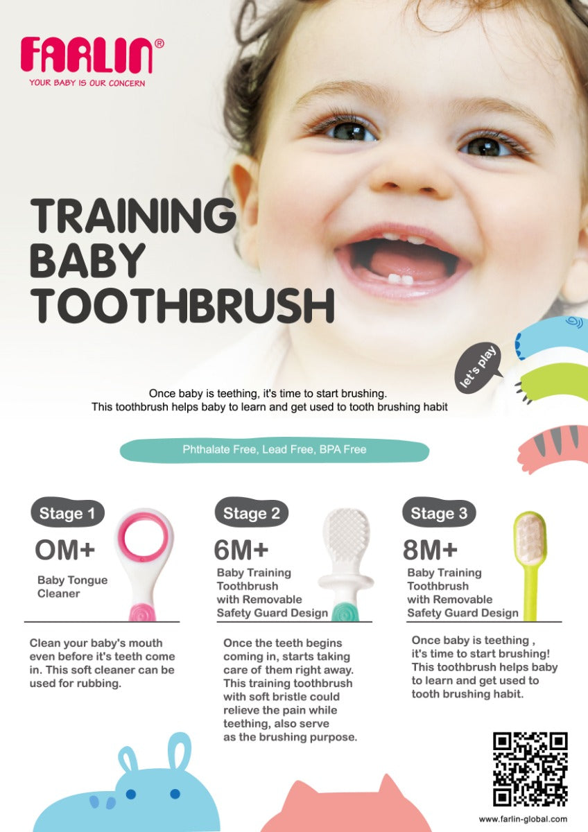Farlin  3 Stage Baby Oral Hygiene Set Farlin Yallatoys