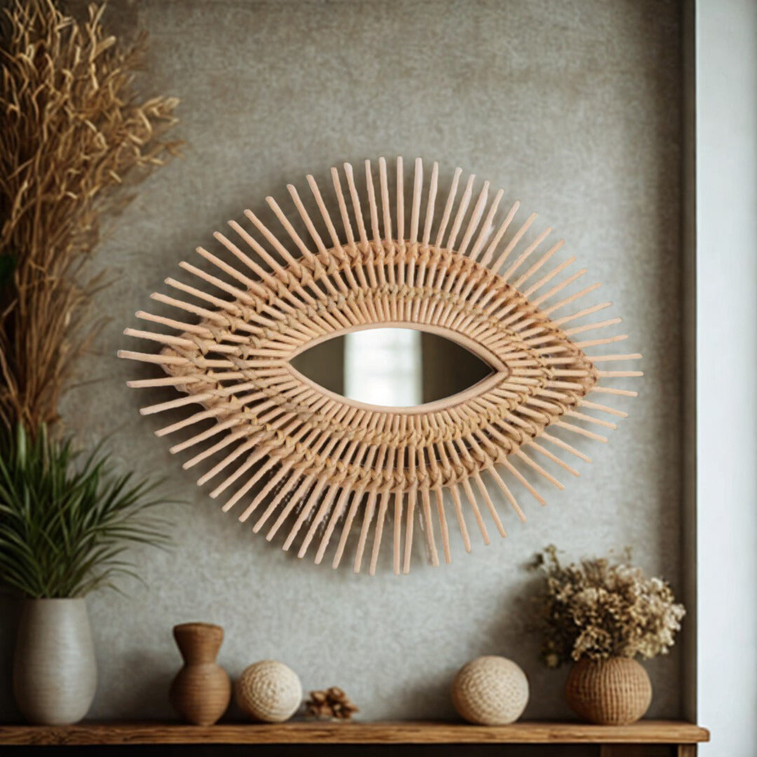 Cuddle Mata Rattan Mirror Cuddle Yallatoys