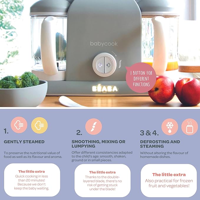 Beaba Baby Cook Duo Grey Beaba Yallatoys