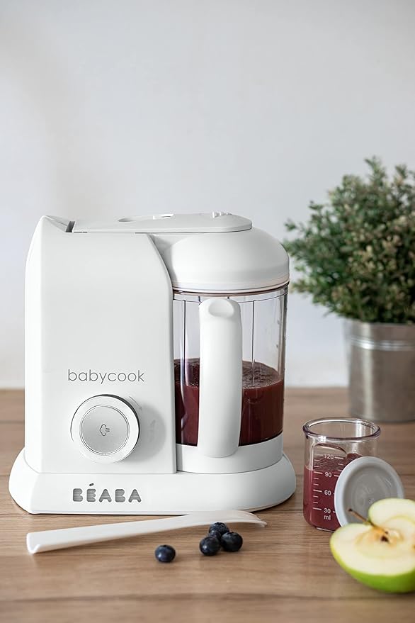 Beaba Baby cook Solo White & Silver Beaba Yallatoys