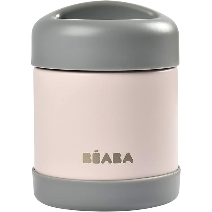 Beaba Thermo Portion Food Jar 300ml Dark Mist & Light Pink Beaba Yallatoys