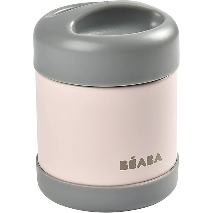 Beaba Thermo Portion Food Jar 300ml Dark Mist & Light Pink Beaba Yallatoys