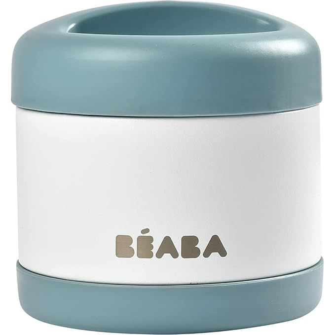 Beaba Thermo Portion 500ml Baltic Blue & White Beaba Yallatoys