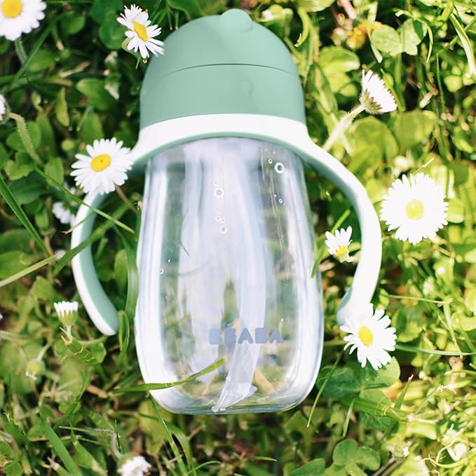 Beaba Straw Cup Sage Green Beaba Yallatoys