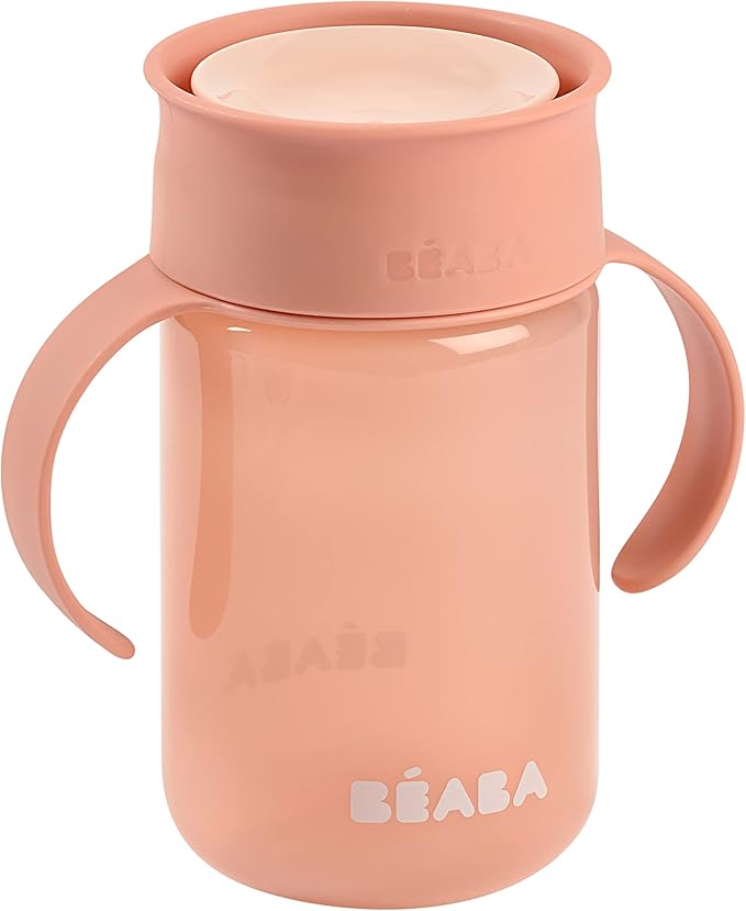 Beaba 360 Degree Learning Cup Pink 340ml Beaba Yallatoys