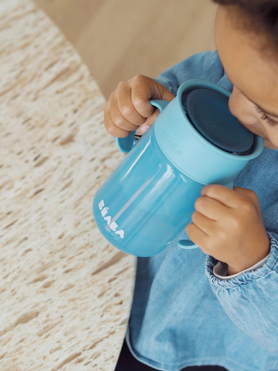 Beaba 360 Degree Learning Cup Blue 340ml Beaba Yallatoys