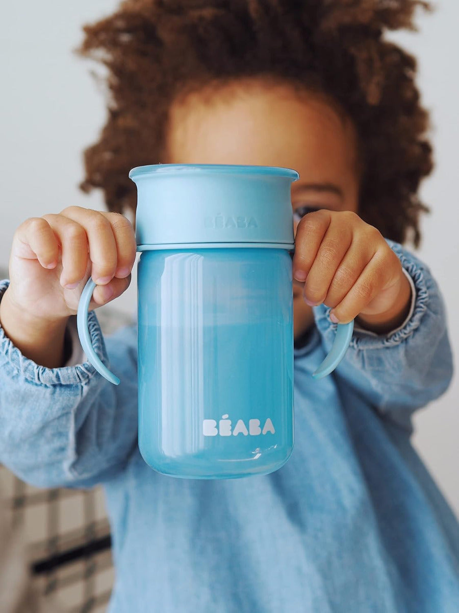 Beaba 360 Degree Learning Cup Blue 340ml Beaba Yallatoys
