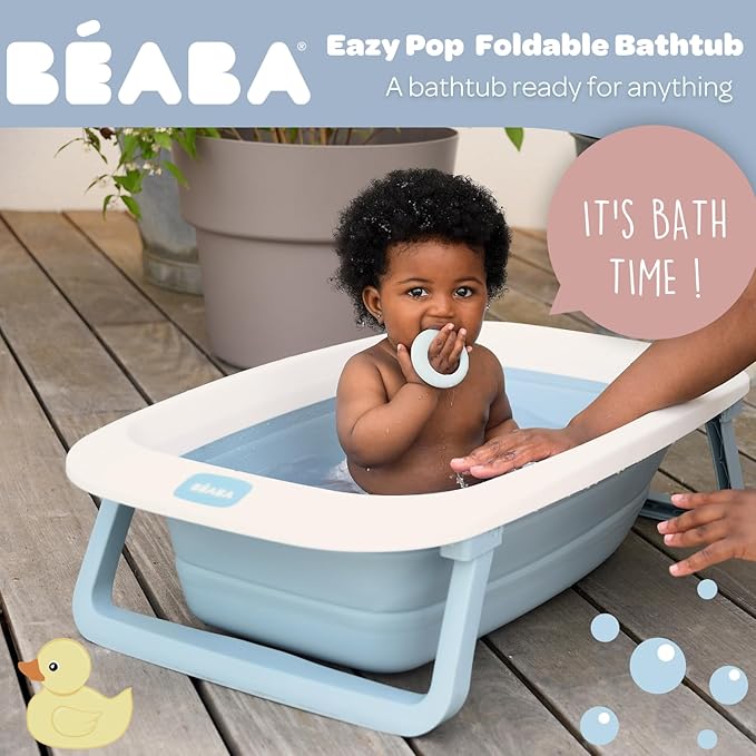 Beaba Eazy Pop Camele O Bathtub Baltic Blue Beaba Yallatoys
